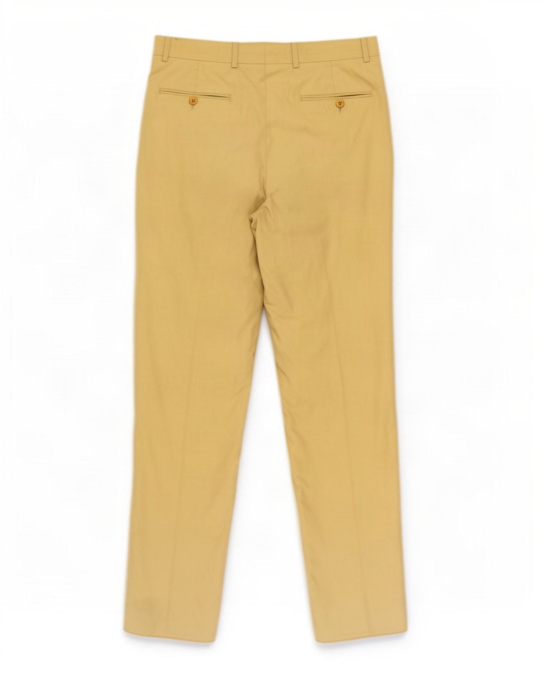 Vintage Damen Chinohose mit Pegged, W30, L36, Gelb
