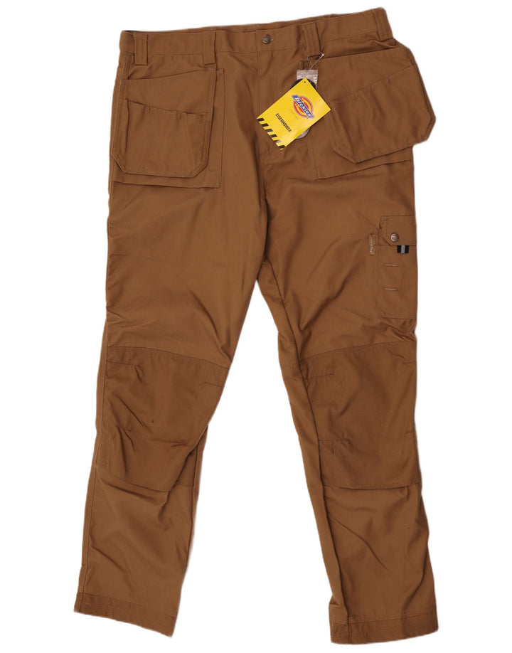 Dickies Herren Slim Cargohose W42 L34 Braunes Polyester