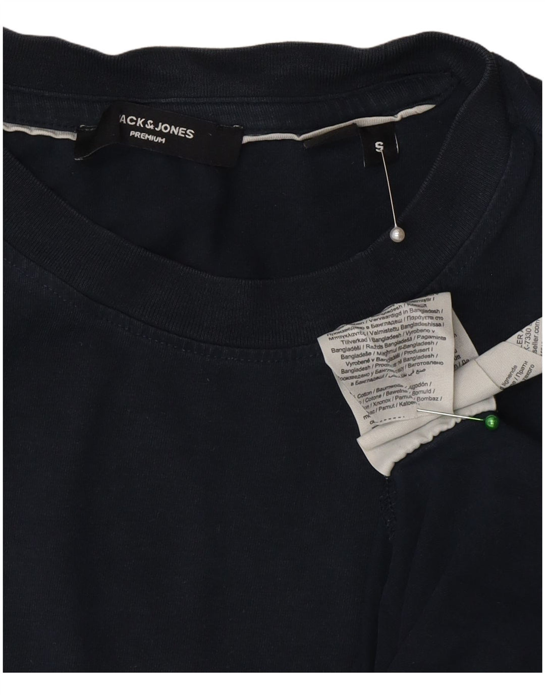 Jack & Jones Herren T-Shirt Top Small Marineblau Baumwolle