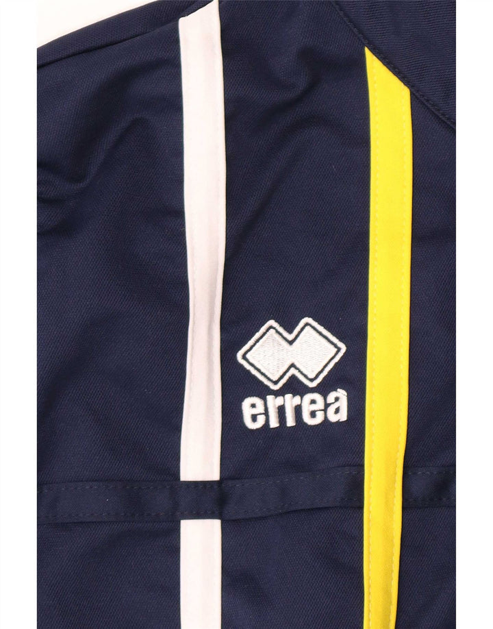 Errea Herren-Trainingsanzug-Oberteil, Jacke, groß, Marineblau, Farbblock