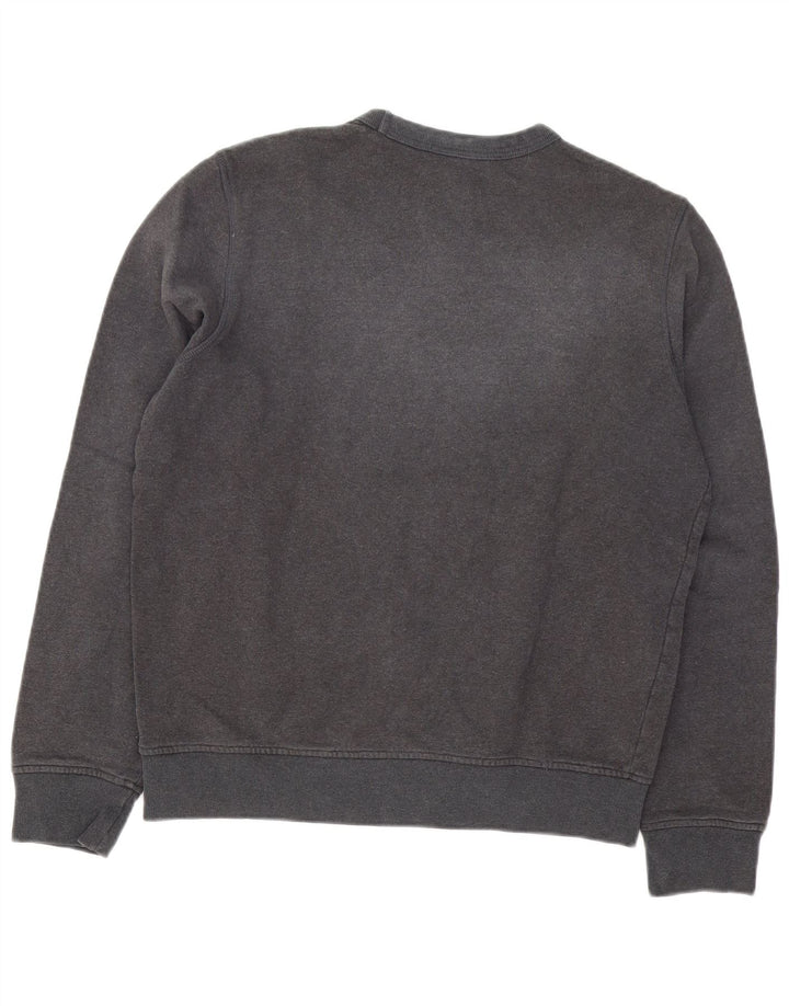 Converse Herren Grafik-Sweatshirt-Pullover aus mittelgrauer Baumwolle