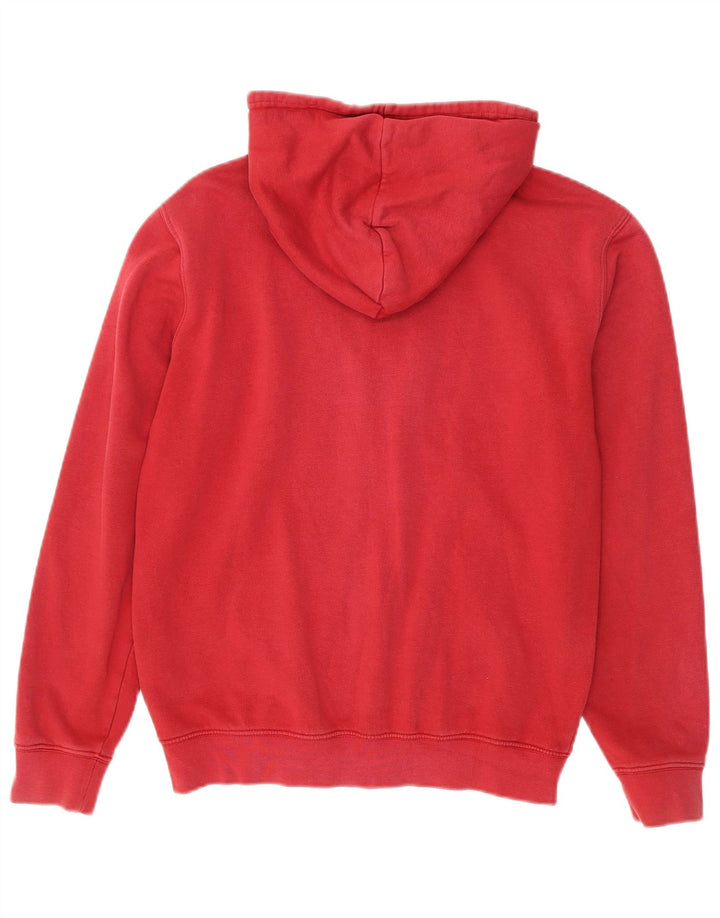 CHAMPION Herren-Kapuzenpullover mit Reißverschluss, klein, aus roter Baumwolle