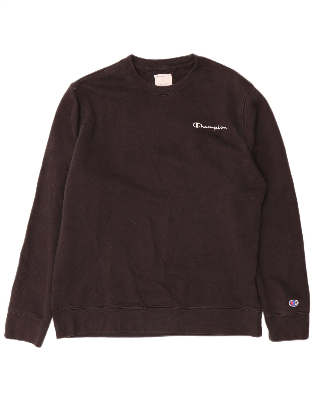 Champion Herren-Sweatshirt-Pullover, groß, schwarze Baumwolle