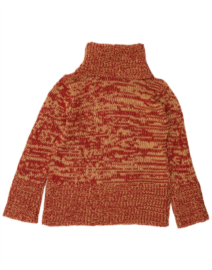 Blue Motion Rollkragenpullover für Damen, UK 16, Größe L, Rot meliert