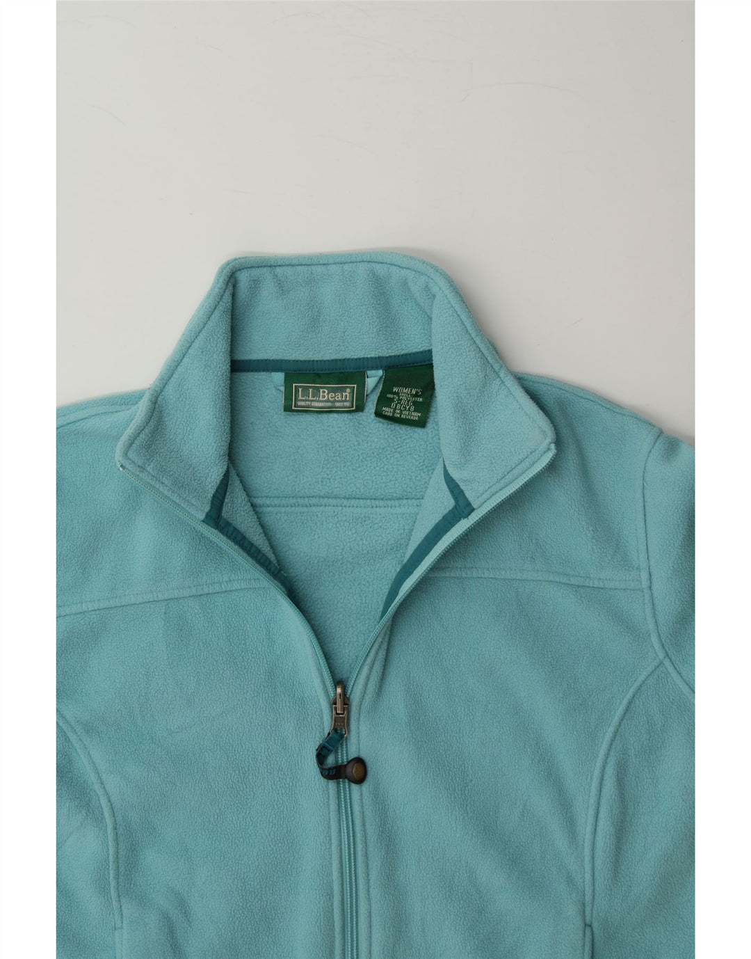 L.L.BEAN Womens Fleece Jacket UK 10 Small Blue Polyester Vintage L.L.Bean and Second-Hand L.L.Bean from Messina Hembry 