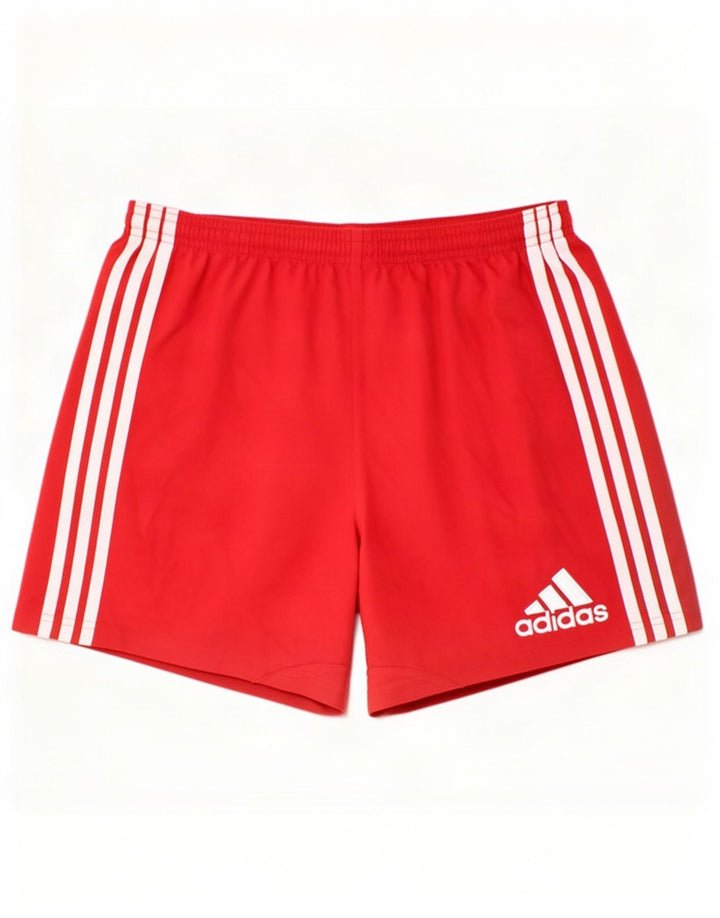 Adidas Jungen Climacool Sportshorts 15–16 Jahre, rotes Polyester