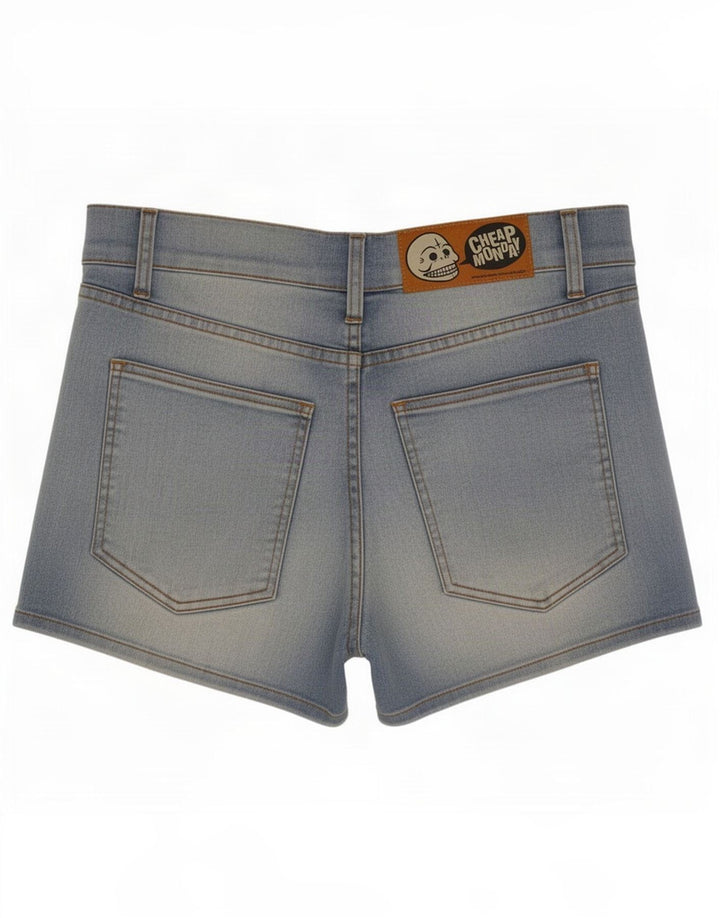 Cheap Monday Damen-Jeansshorts, mittelgroß, W30, Blau