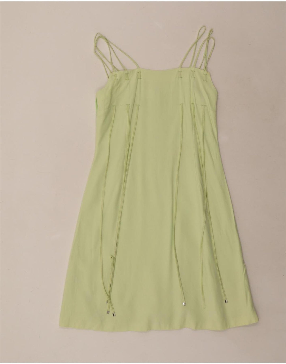 Gattinoni Damen Slip-Kleid IT 44 Mittelgrün