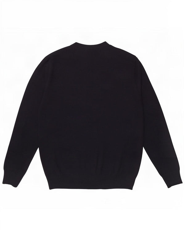Pierre Cardin Herren-Pullover mit Rundhalsausschnitt, Größe S, Marineblau, Acryl