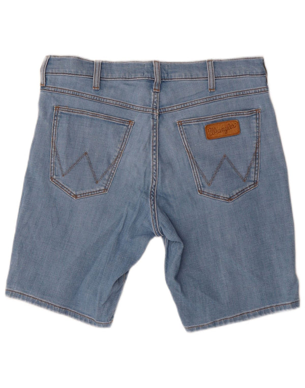 Wrangler Herren Jeansshorts W32 mittelblaue Baumwolle