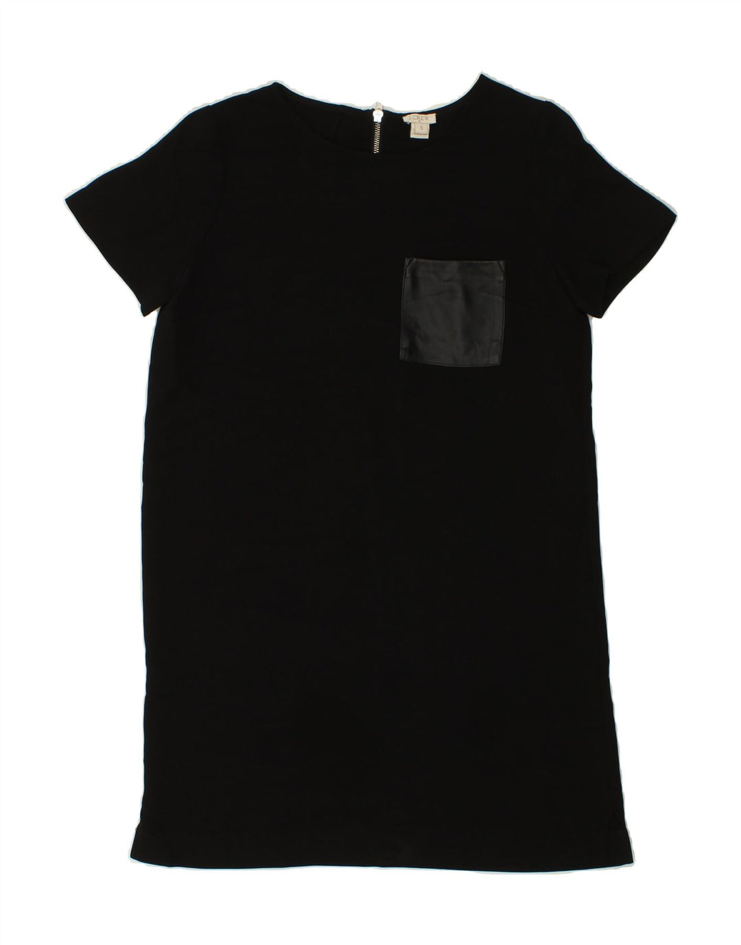 J. CREW Womens Loose Fit Basic Dress UK 10 Small Black Polyester Vintage J. Crew and Second-Hand J. Crew from Messina Hembry 