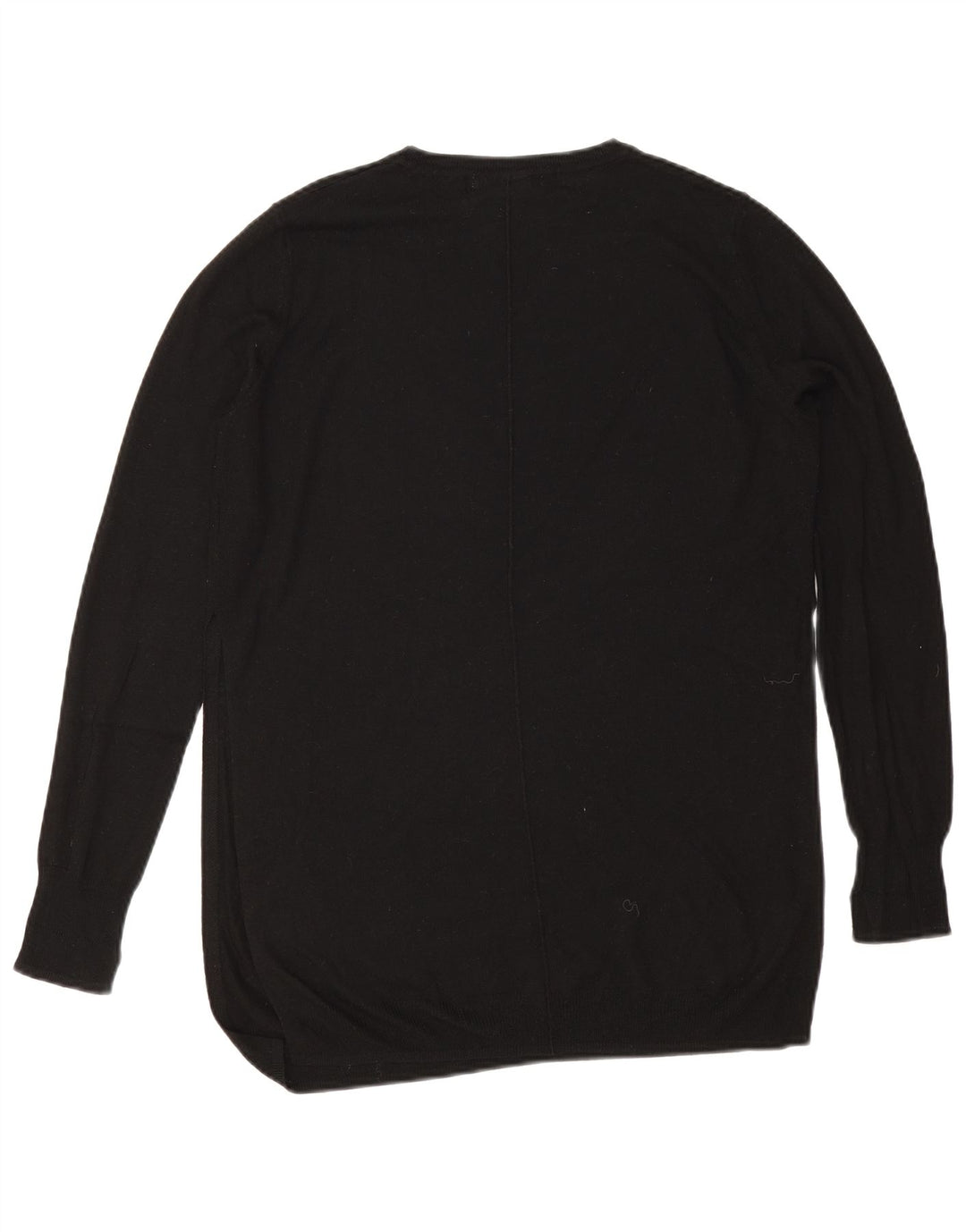 Zara Damen-Pullover, übergroß, U-Boot-Ausschnitt, Gr. 10, Größe S, Schwarz