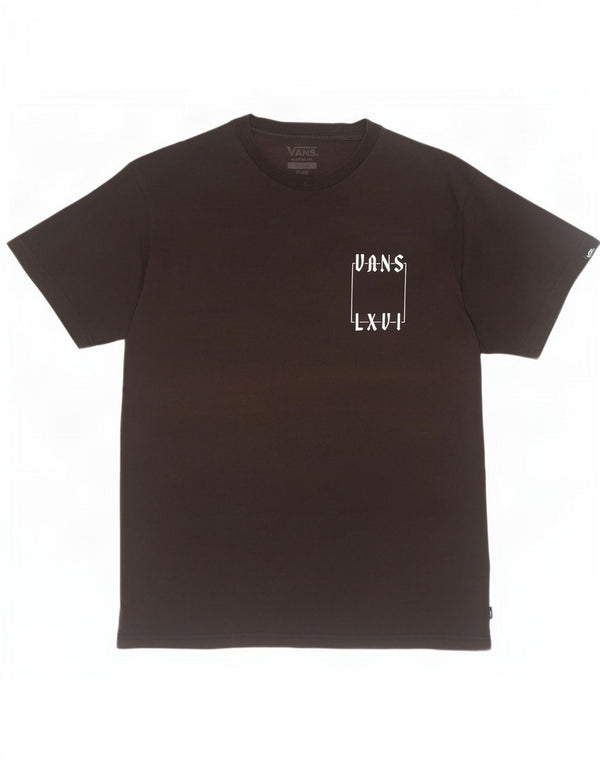 Vans Herren-T-Shirt mit klassischer Passform, mittelschwarzer Baumwolle
