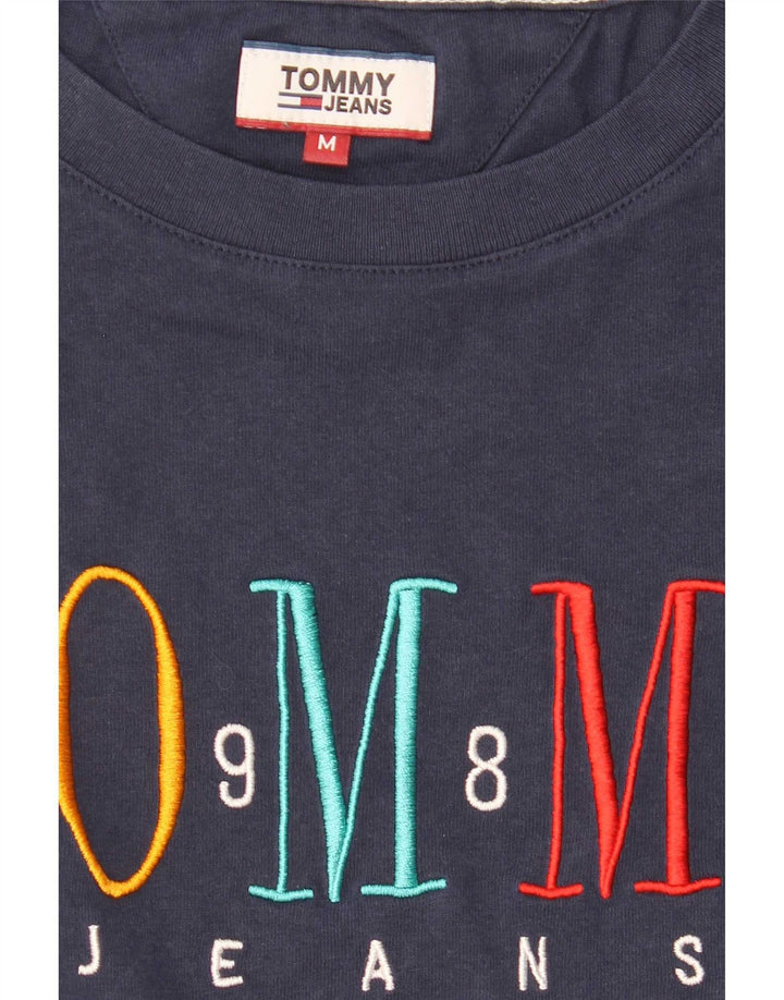 Tommy Hilfiger Herren-T-Shirt mit Grafik, mittelgroß, Marineblau