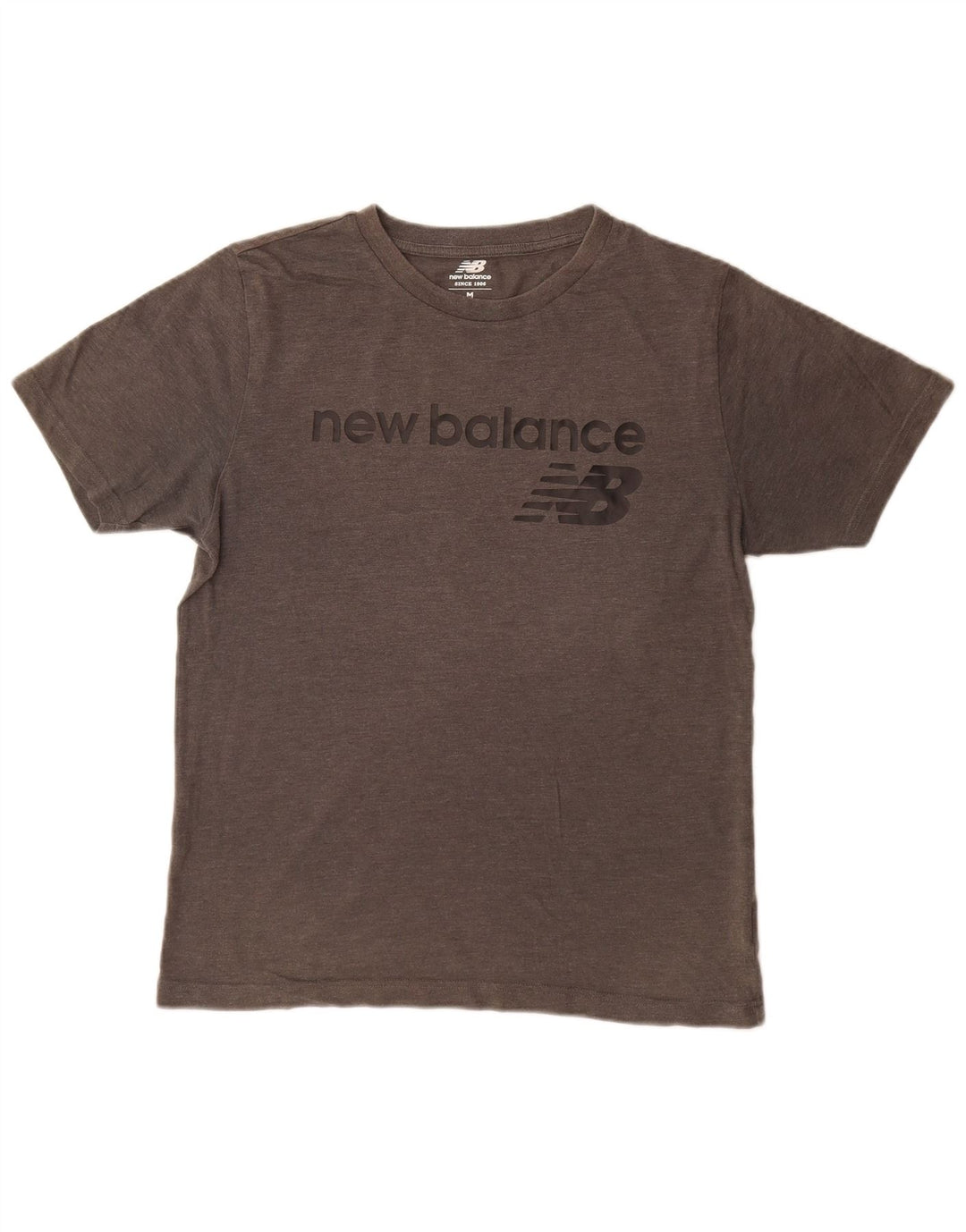 New Balance Herren Grafik-T-Shirt-Oberteil Mittelgrau