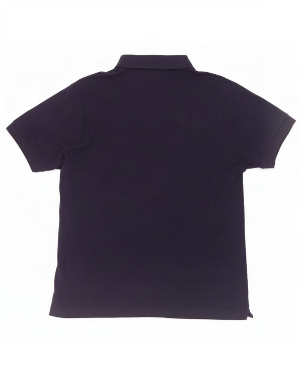 Lacoste Herren-Poloshirt, Größe 6 XL, marineblaue Baumwolle