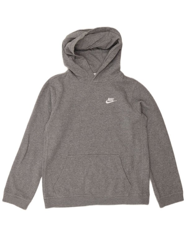 Nike Jungen Kapuzenpullover, 13–14 Jahre, XL, graue Baumwolle