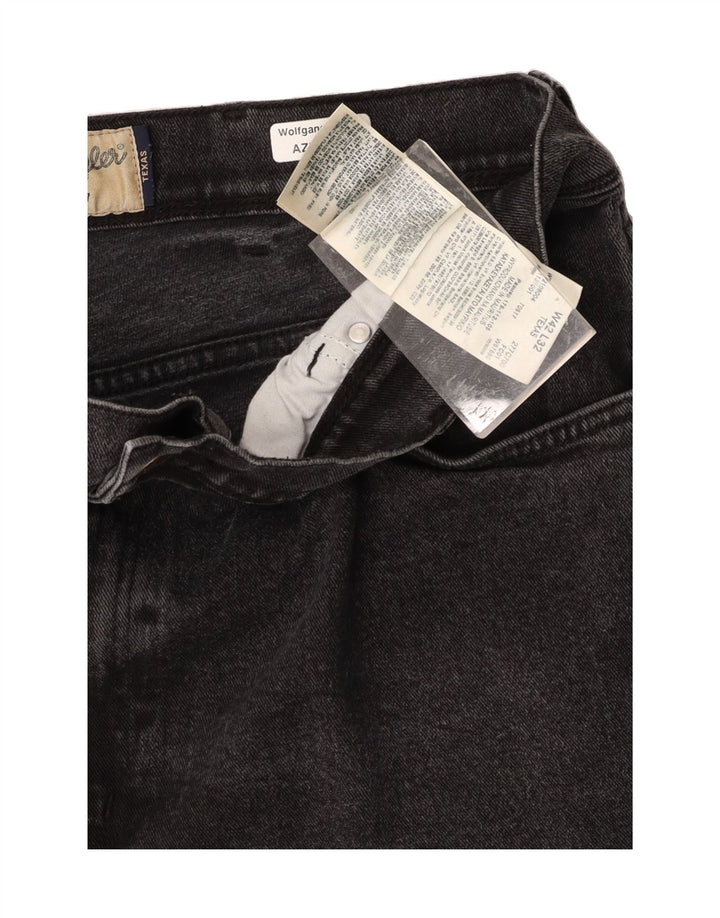WRANGLER Mens Texas Straight Jeans W42 L26 Black Cotton Vintage Wrangler and Second-Hand Wrangler from Messina Hembry 