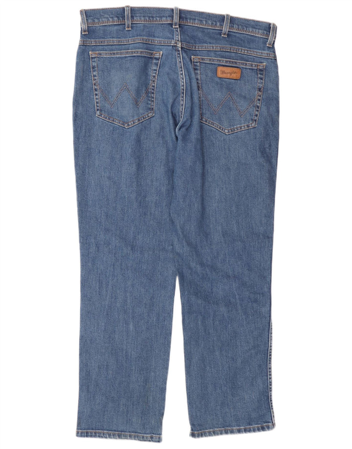 Wrangler Herren-Jeans mit normaler Passform, gerade Passform, W36, L30, Blau, Baumwolle