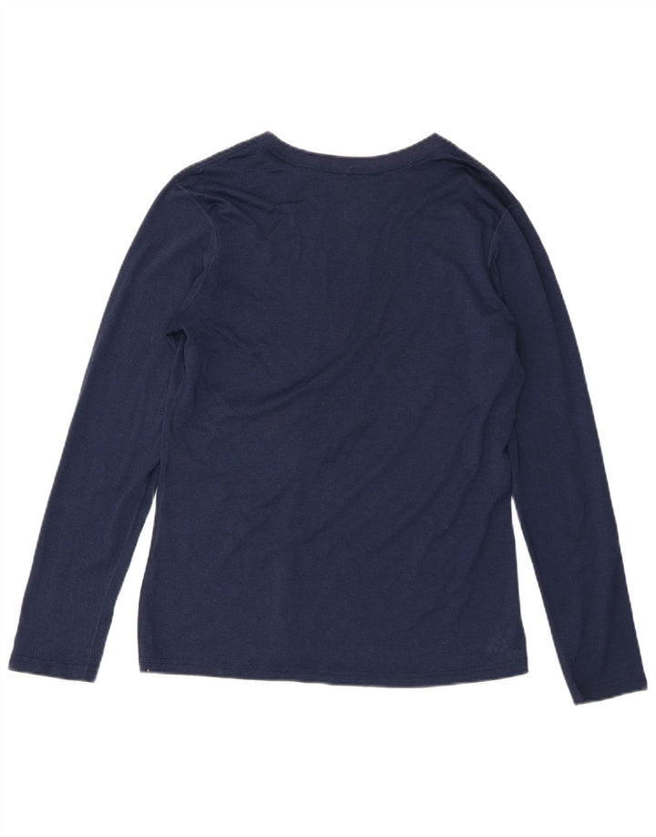 Nike Herren-Grafik-Oberteil mit langen Ärmeln, mittelgroß, Marineblau
