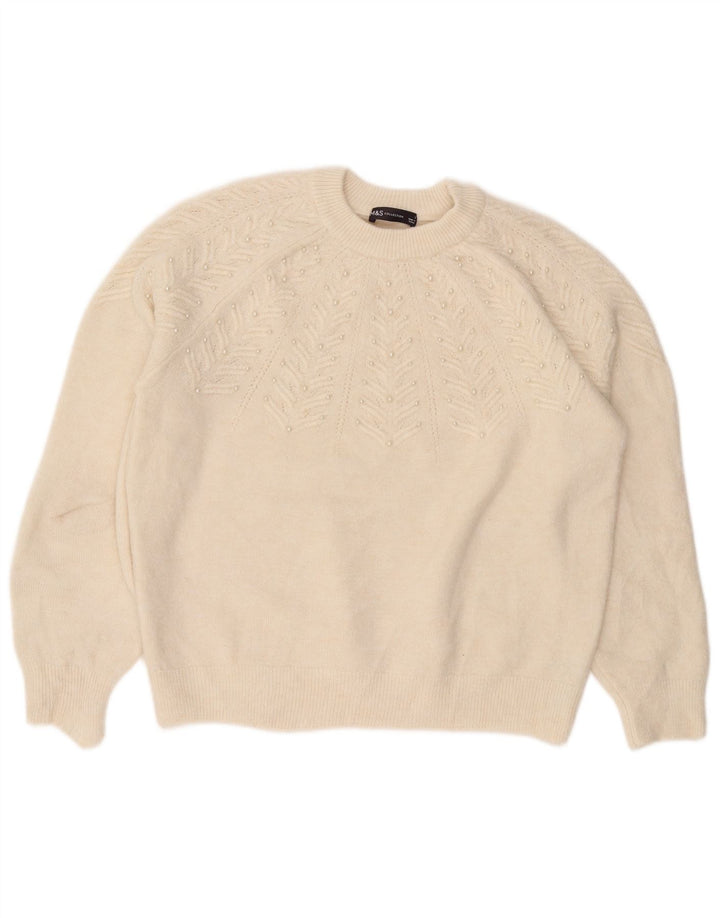 MARKS & SPENCER Damen Crop Pullover mit Rundhalsausschnitt, Gr