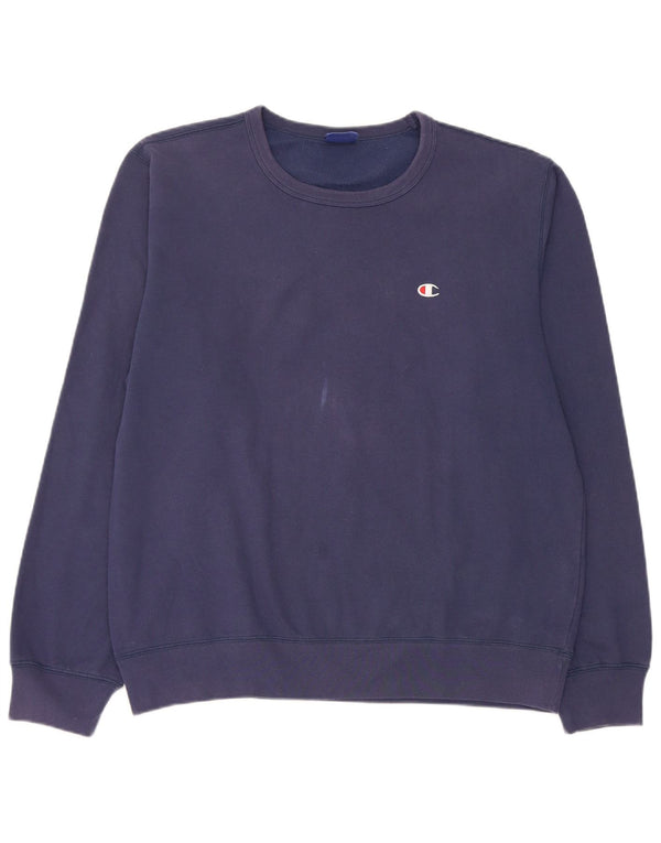 Champion Herren Sweatshirt Pullover XL Marineblau Baumwolle