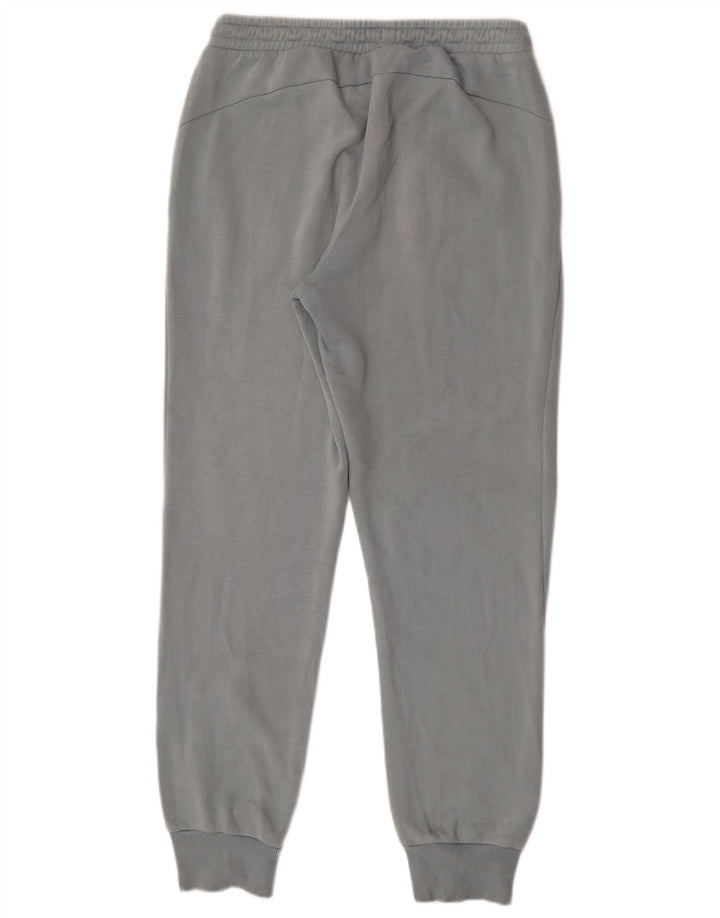 Puma Damen Trainingshose Jogger UK 14 Mittelblaue Baumwolle