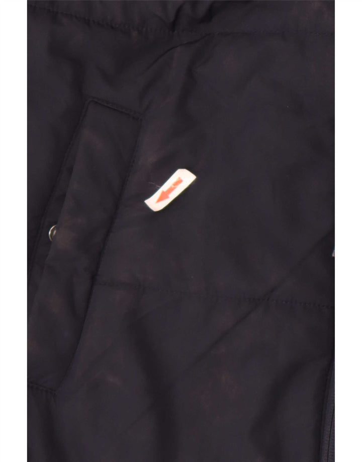 Marks & Spencer Wattierte Damenjacke mit Kapuze, UK 12, Mittelmarineblau