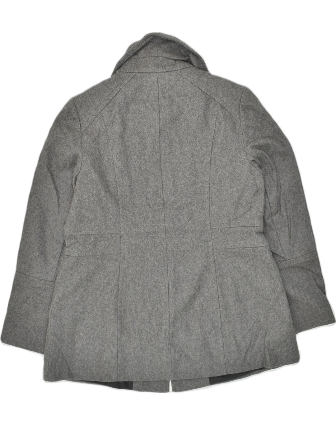 LONDON FOG Womens Overcoat UK 16 Large Grey Cotton | Vintage London Fog | Thrift | Second-Hand London Fog | Used Clothing | Messina Hembry 