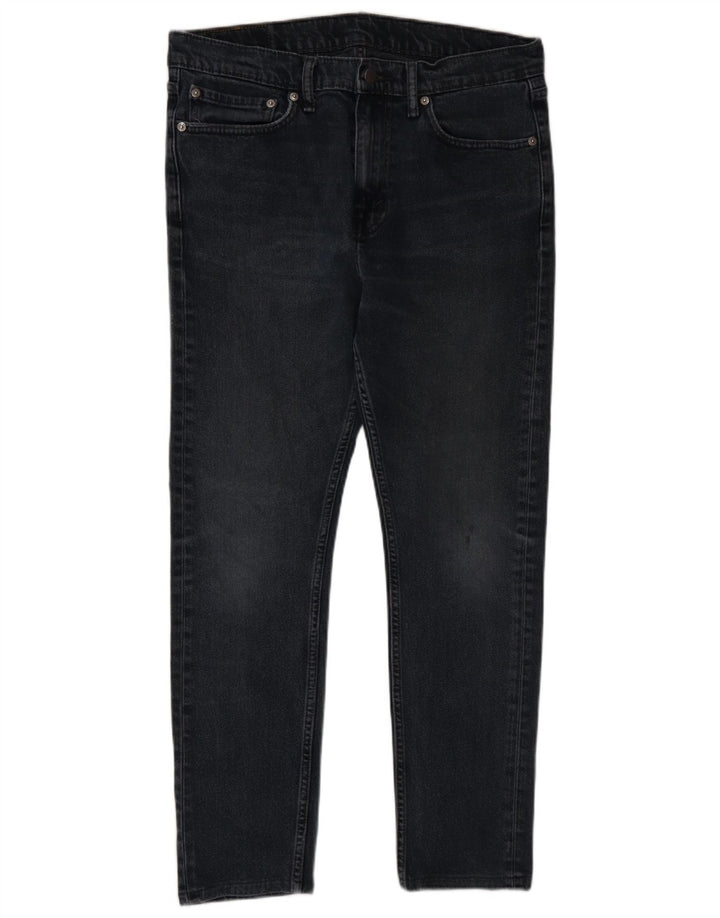 Levi's Herren Slim Jeans W34 L30 Marineblaue Baumwolle