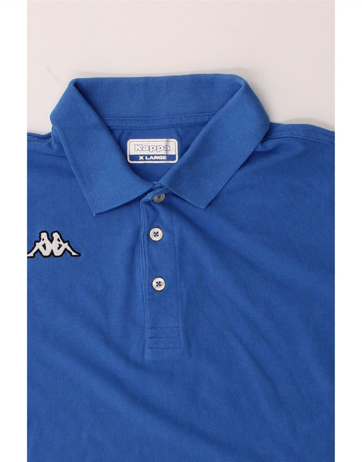 KAPPA Mens Polo Shirt XL Blue Cotton Vintage Kappa and Second-Hand Kappa from Messina Hembry 