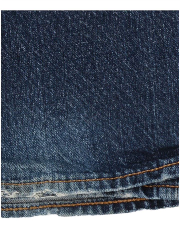 Levi's Herren 504 Straight Jeans W34 L32 Blaue Baumwolle