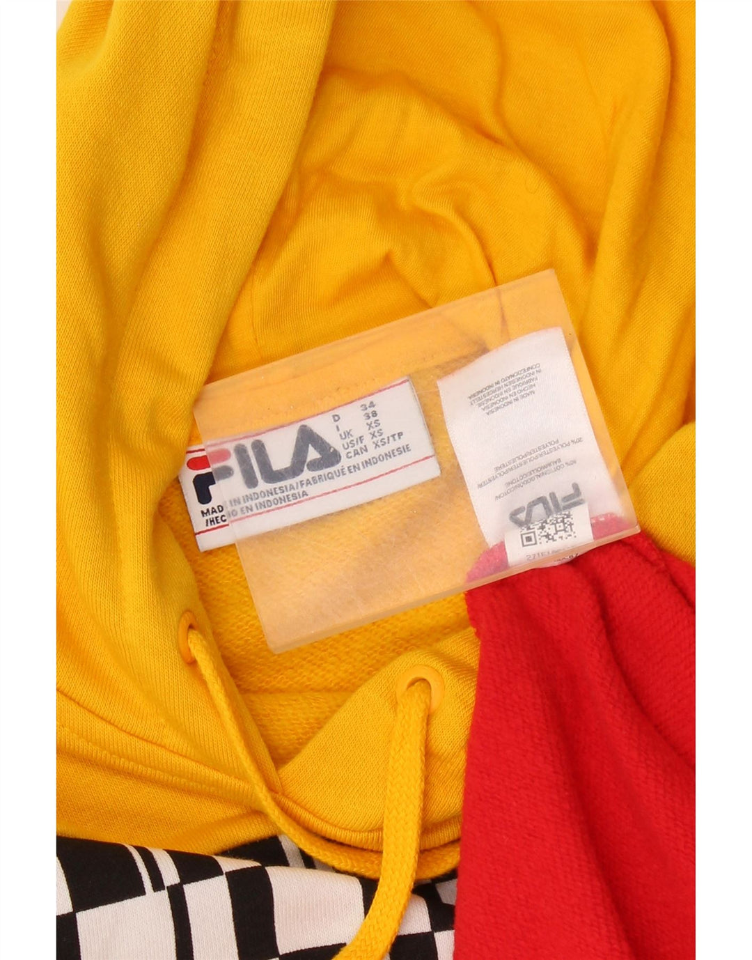 FILA Herren-Kapuzenpullover mit Grafik, XS, mehrfarbig, Colourblock-Baumwolle