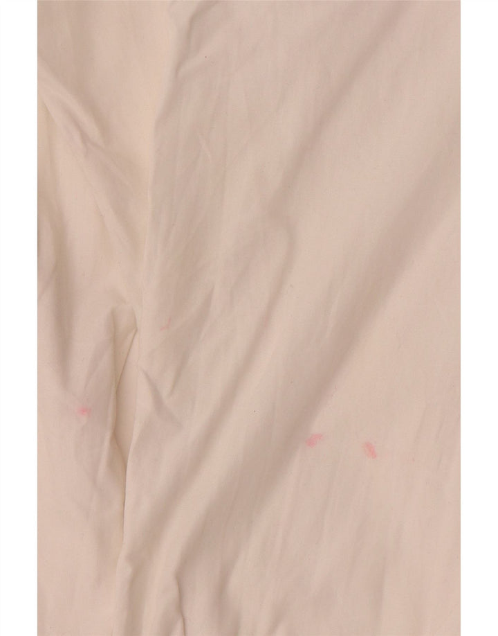 Benetton Damen Hemdbluse UK 14 Mittelweiß