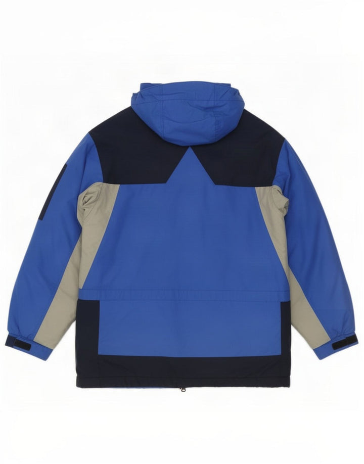 Columbia Herren-Skijacke mit Kapuze, UK 38, mittelblau, Farbblock