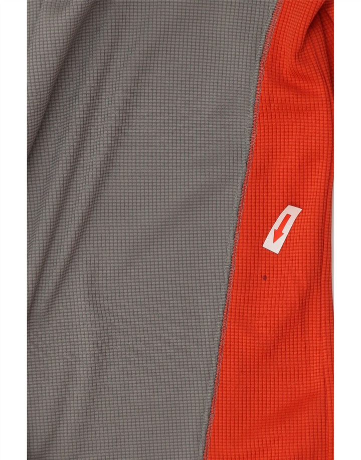 EDDIE BAUER Herren T-Shirt Top Large Grau Colourblock Polyester