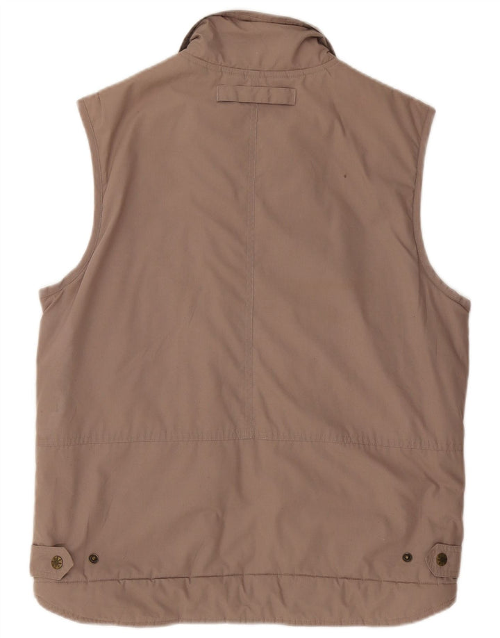 Vintage Damen Utility Gilet UK 18 XL Grau