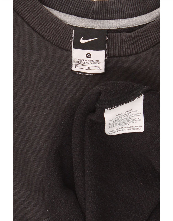 Nike Herren Sweatshirt Pullover XL Schwarz Baumwolle