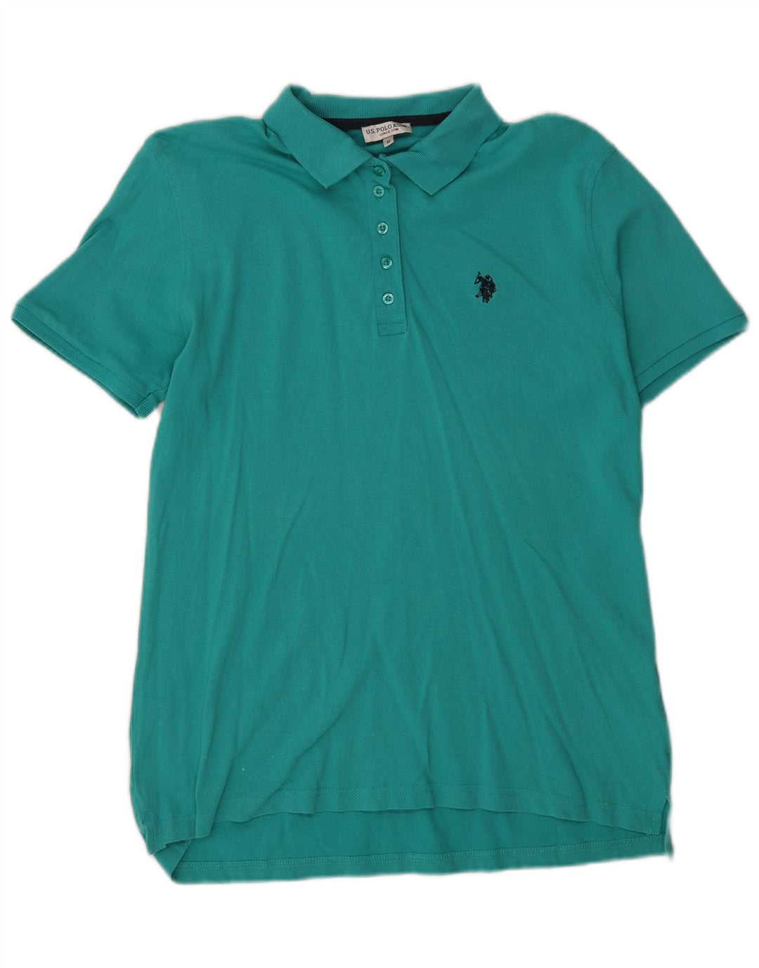 U.S. Polo Assn. Herren-Poloshirt aus mittelblauer Baumwolle