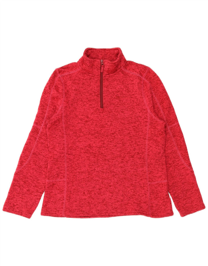 Mountain Warehouse Damen-Sweatshirt-Pullover UK 12 Mittelrosa meliert