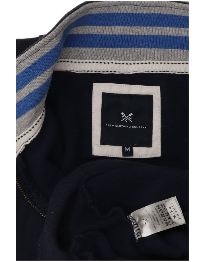 Crew Clothing Herren-Trainingsanzug-Oberteil aus mittelblauer Baumwolle