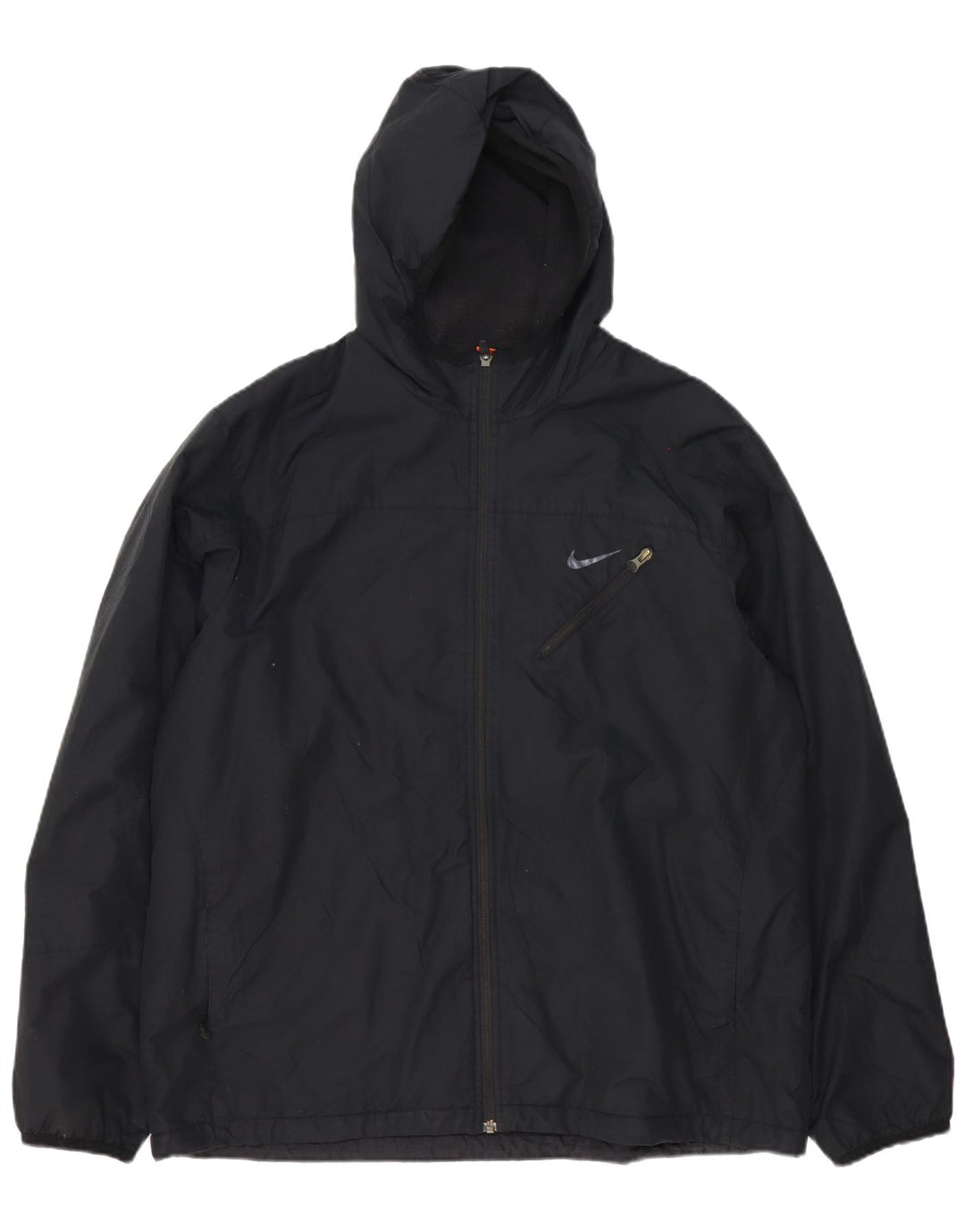Nike Herren-Trainingsanzug mit Kapuze, Oberteil, Jacke, UK, 46/48, XL, Schwarz, Polyester
