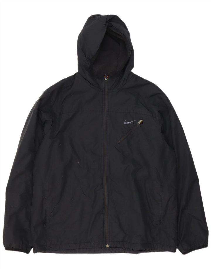 Nike Herren-Trainingsanzug mit Kapuze, Oberteil, Jacke, UK, 46/48, XL, Schwarz, Polyester