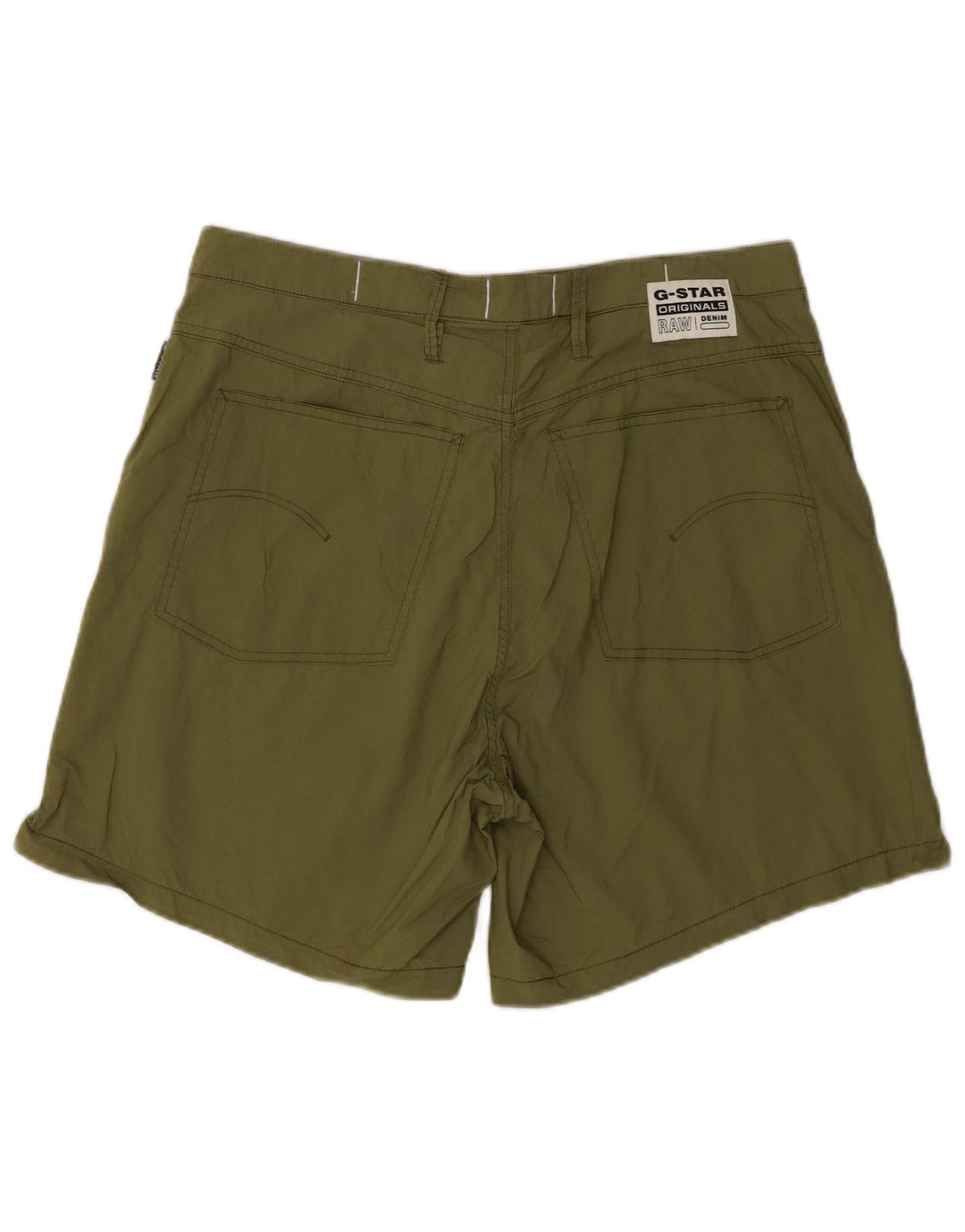 G-Star Herren Chinoshorts W29 Small Khaki Baumwolle