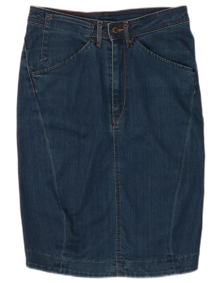 Levi's Damen Jeansrock W28 mittelblaue Baumwolle
