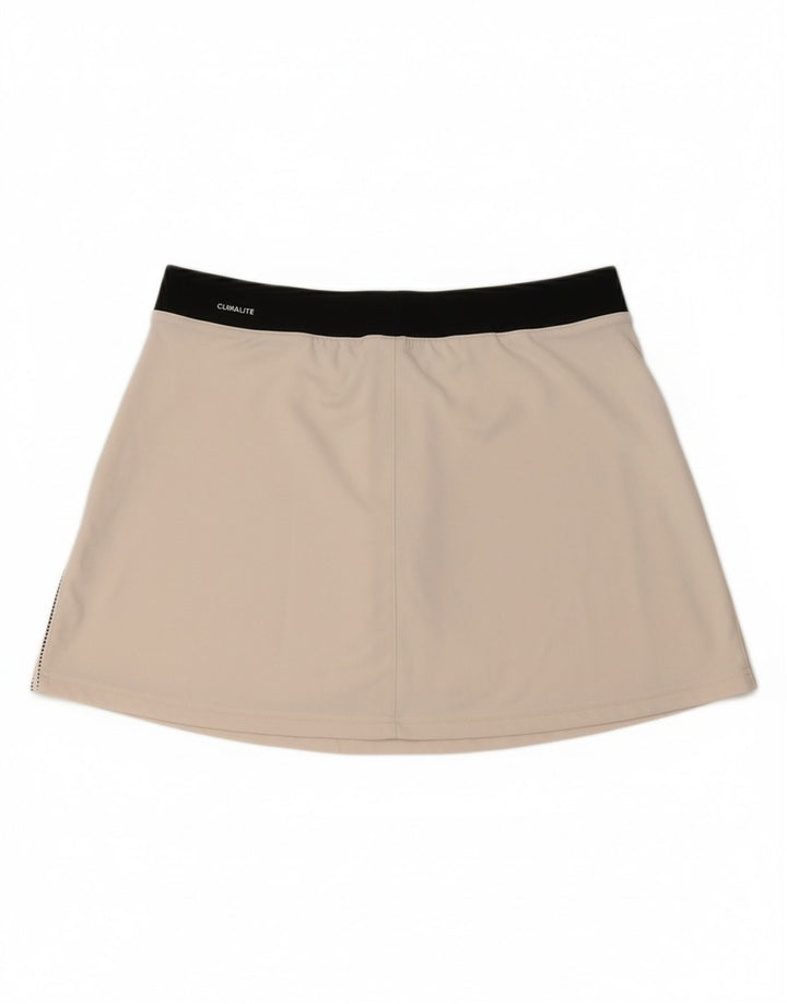 ADIDAS Womens Climalite Tennis Skirt UK 14 Medium  White Polyester