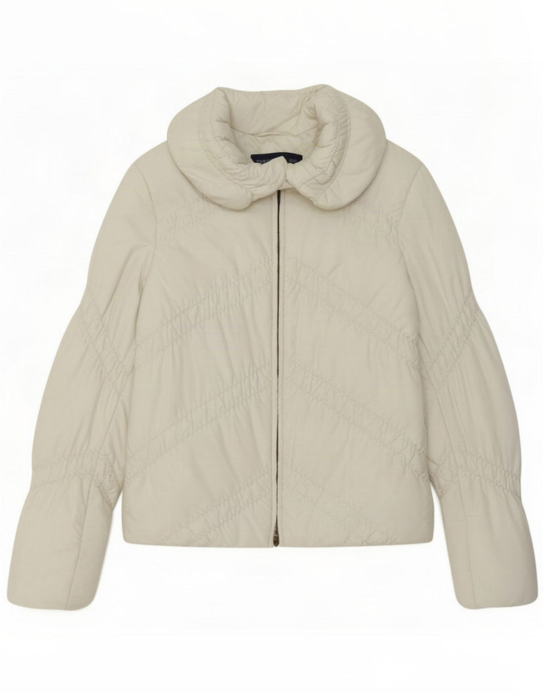 Trussardi Jeans Damen wattierte Jacke IT 40 Small White Polyester