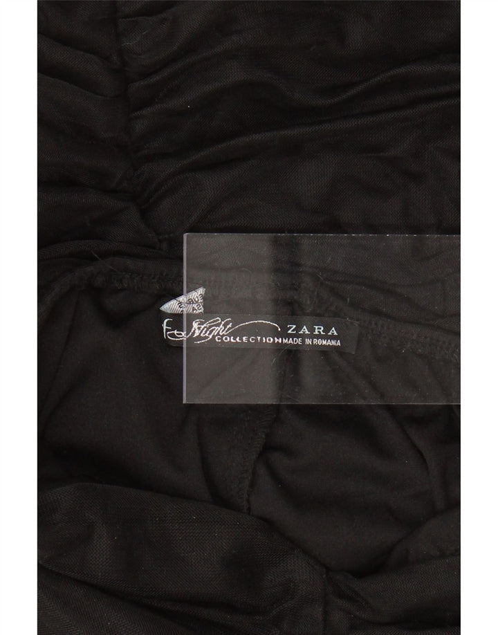 Trägerloses, figurbetontes Damenkleid von ZARA, Größe S, Schwarz