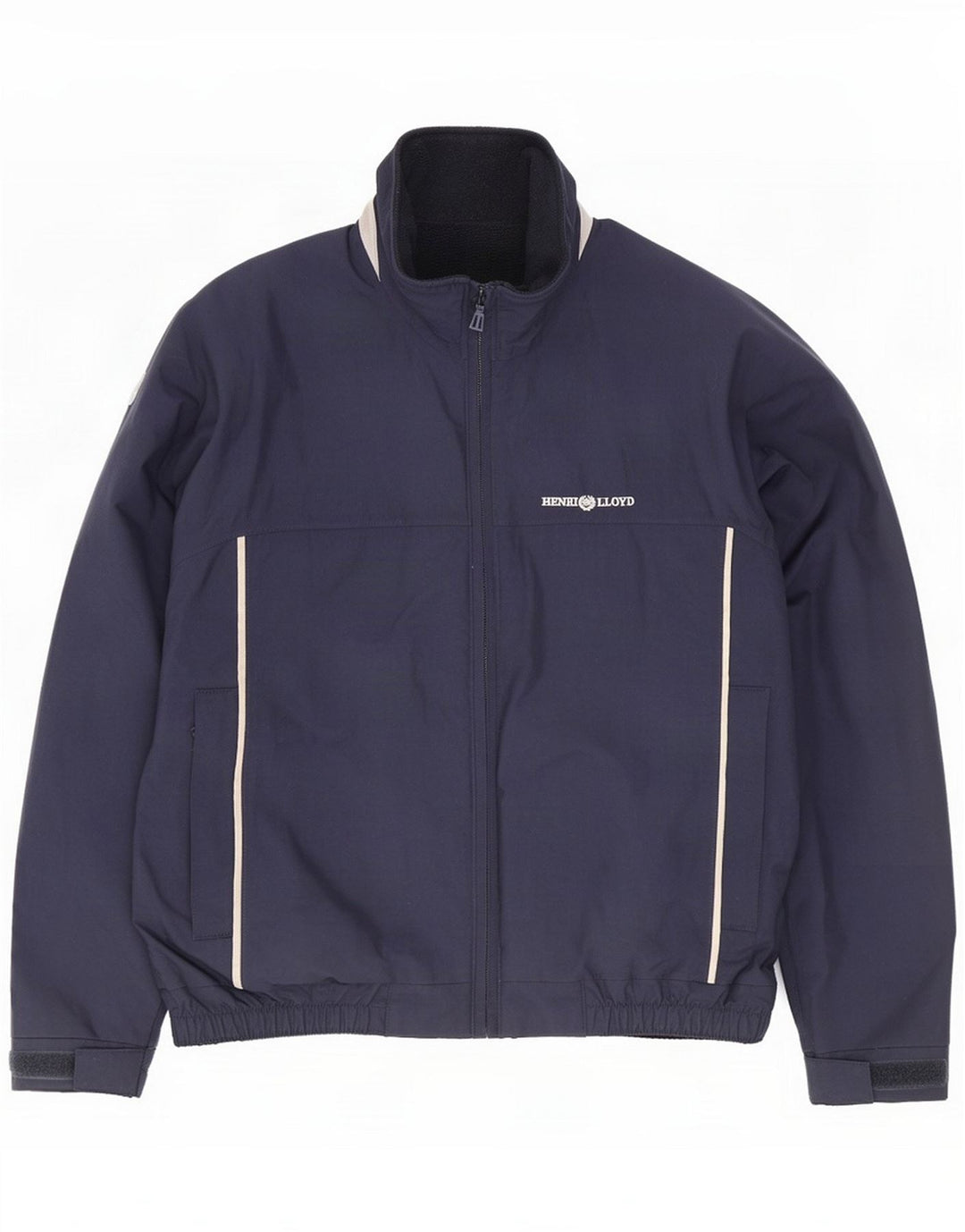 Henri Lloyd Herren-Windbreaker-Jacke UK 38 Mittelmarineblaues Nylon