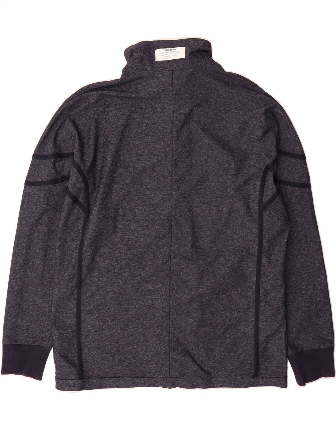 ADIDAS Mens Tracksuit Top Jacket Medium Grey Nylon Vintage Adidas and Second-Hand Adidas from Messina Hembry 